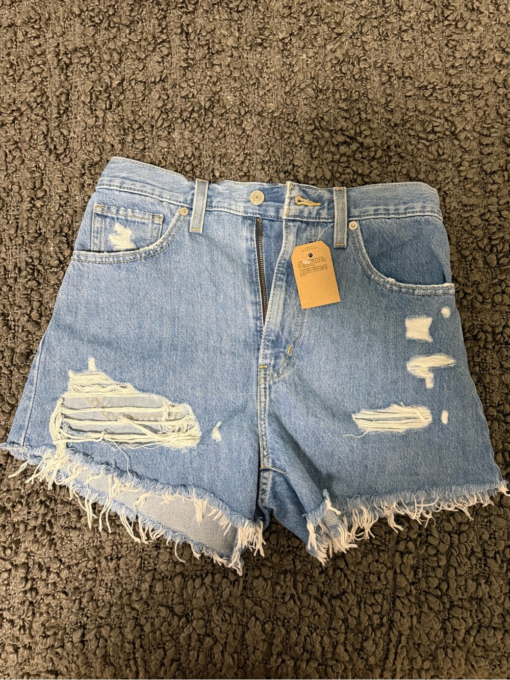Levi’s high waisted mom shorts